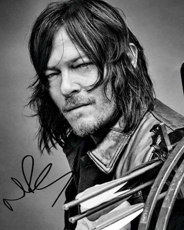 Norman Reedus - The Walking Dead Autograph Signed Photo Poster painting Print