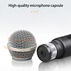 Professional Wireless Microphone with Receiver 2.4GHz Dynamic Handheld Microphones Rechargeable Condenser Microphone for Streaming & Live Performance