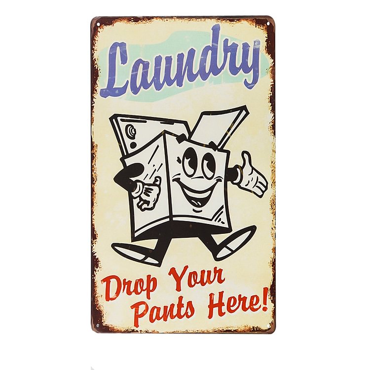 Laundry - Vintage Tin Signs/Wooden Signs - 8*12Inch/12*16Inch