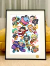 Chibi Ver. Egghead Arc Characters Decorative Painting - ONE PIECE - Xingkong Studio