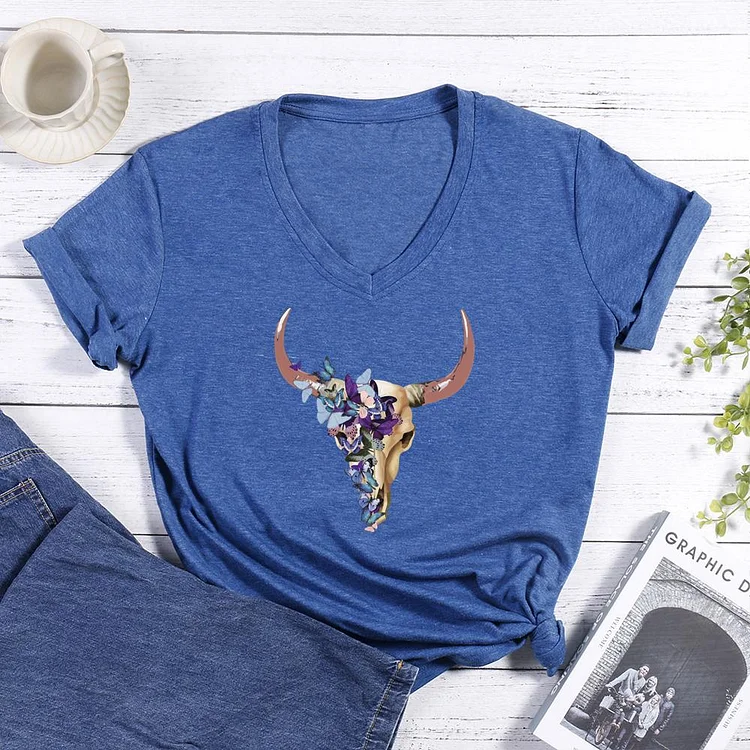 cow skull shirt