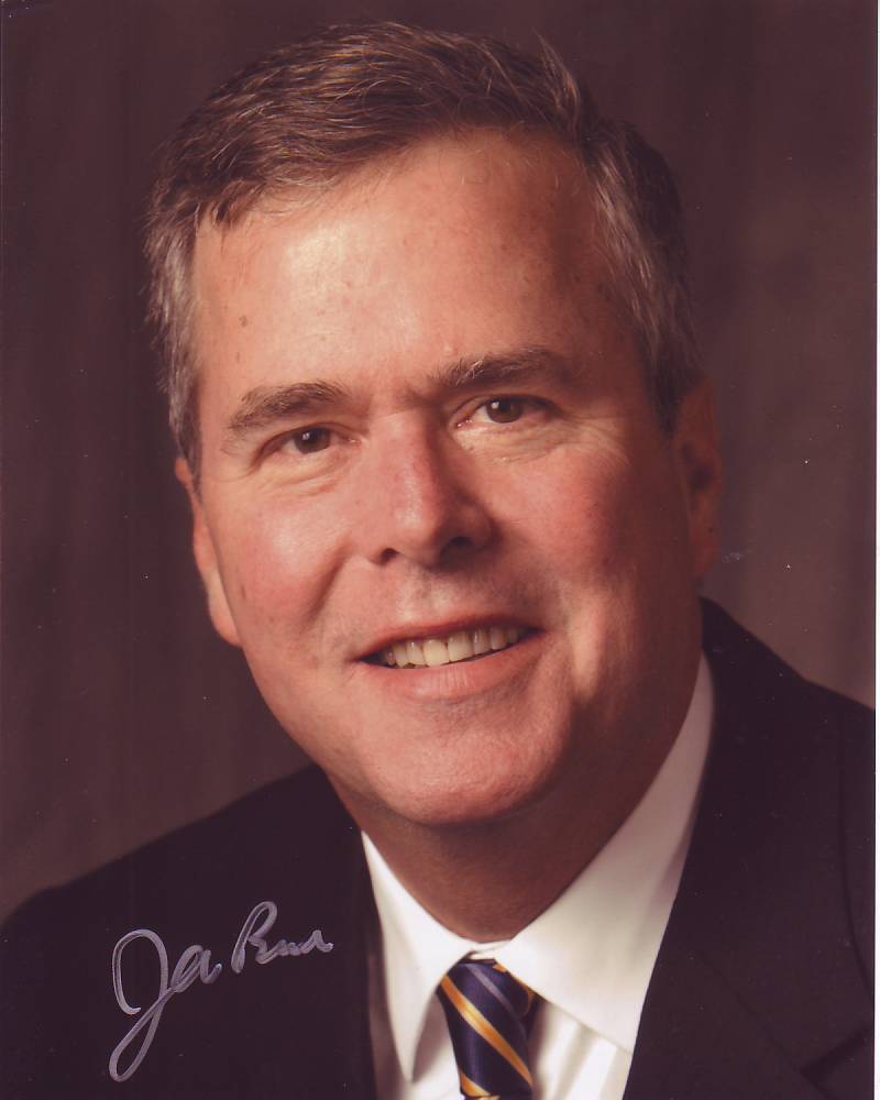 JEB BUSH signed autographed Photo Poster painting