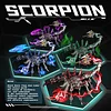 Scorpion King 200Pcs Metal Insect Model Kit 3D DIY Mechanical Assembly Crafts