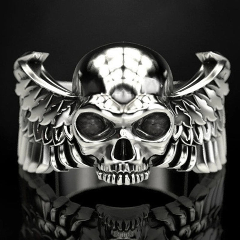 Retro Constellation Skull Alloy Unisex Rings