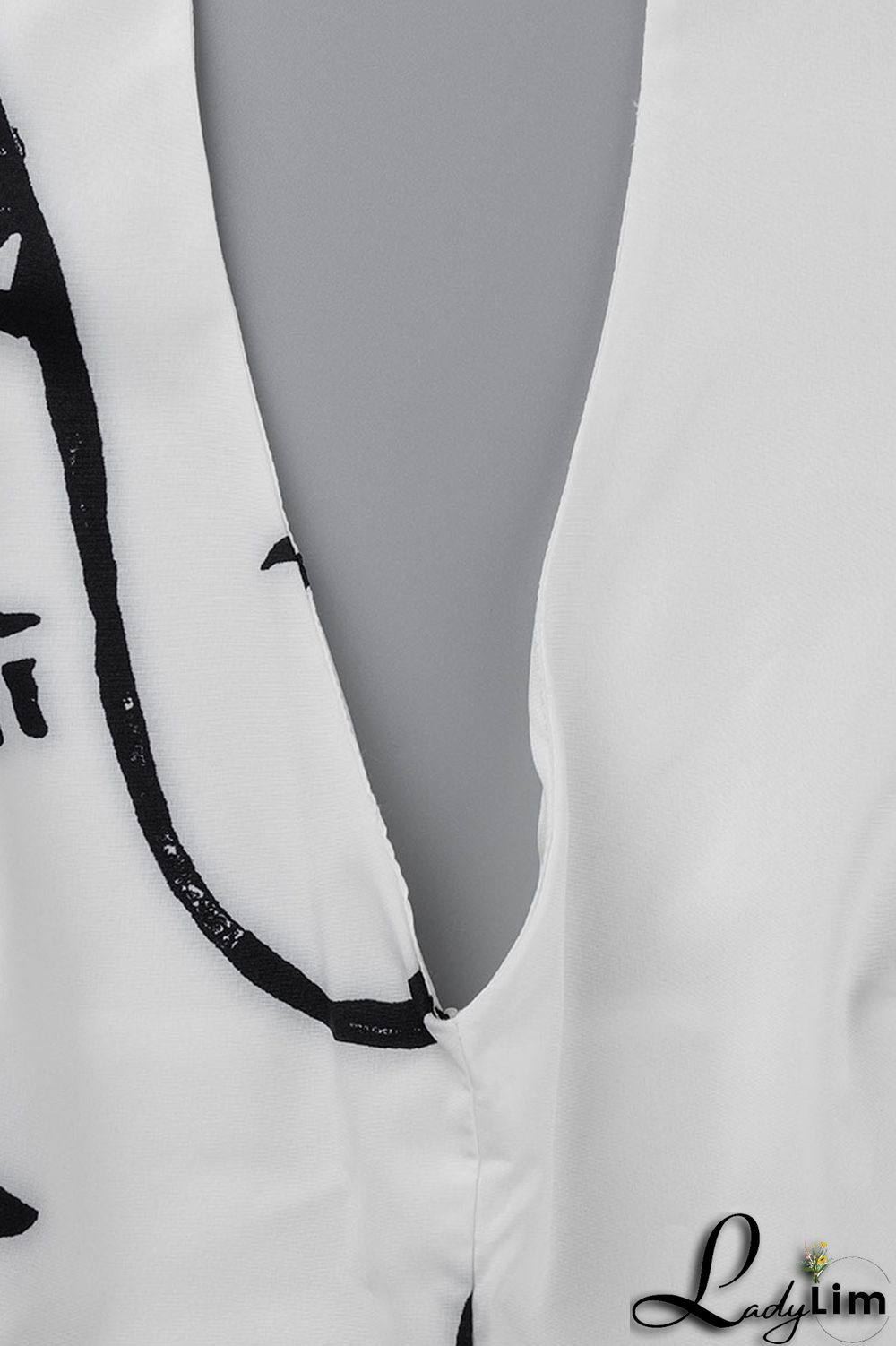 Black Casual Print Bandage Patchwork Backless Straight Jumpsuits