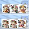 6Pcs Diamond Painting Cake Diamond Painting Greeting Card for Adults Beginners