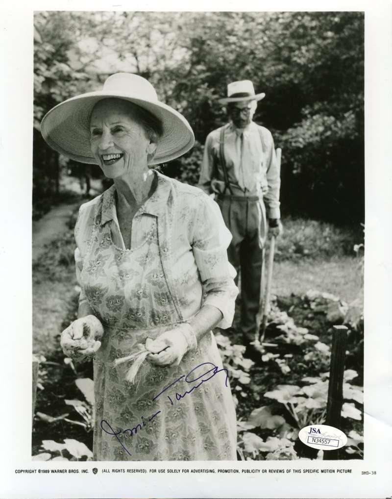 Jessica Tandy Driving Miss Daisy Signed Jsa 8x10 Photo Poster painting Authenticated Autograph