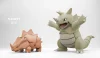 1/20 Scale World Zukan Evolution of Sandslash Set & Alola Sandslash Set & Rhyhorn Set & Dugtrio Set - Pokemon Resin Statue - VS Studio