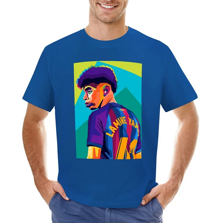Lamine Yamal Inspired Wpap Pop Art Men's T-shirt
