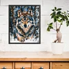 Wolf - 9CT Full Beaded Cross Stitch Kit(31x40cm)