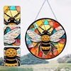 >SALE<Bee Diamond Painting Art Pendant Animal Acrylic Diamond Drawing Hanging Ornament