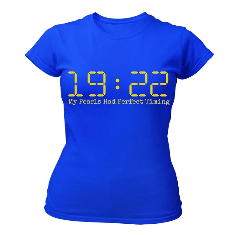 1922 My Pearls Had Perfect Timing Sigma Gamma Rho Prissy Poodle T-Shirt