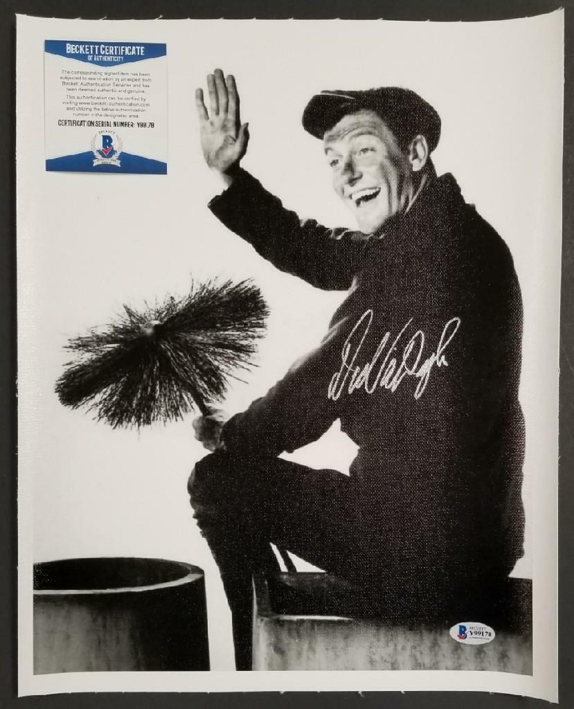 Dick Van Dyke autograph signed Mary Poppins 11x14 Canvas Photo Poster painting #3 ~ BAS COA