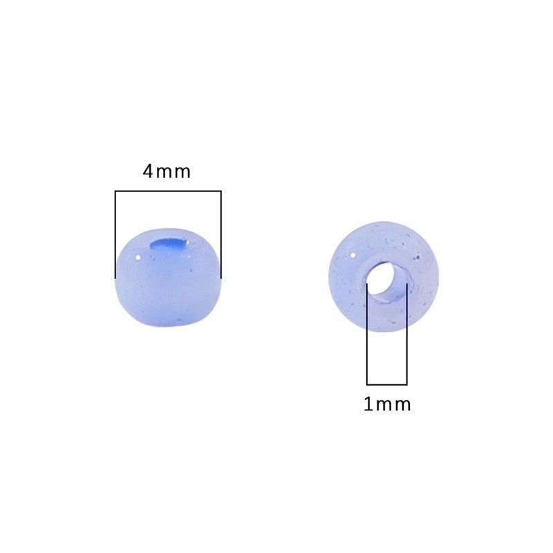 1 Set Diameter 4mm Hole 1~1.9mm Glass Ball Beads