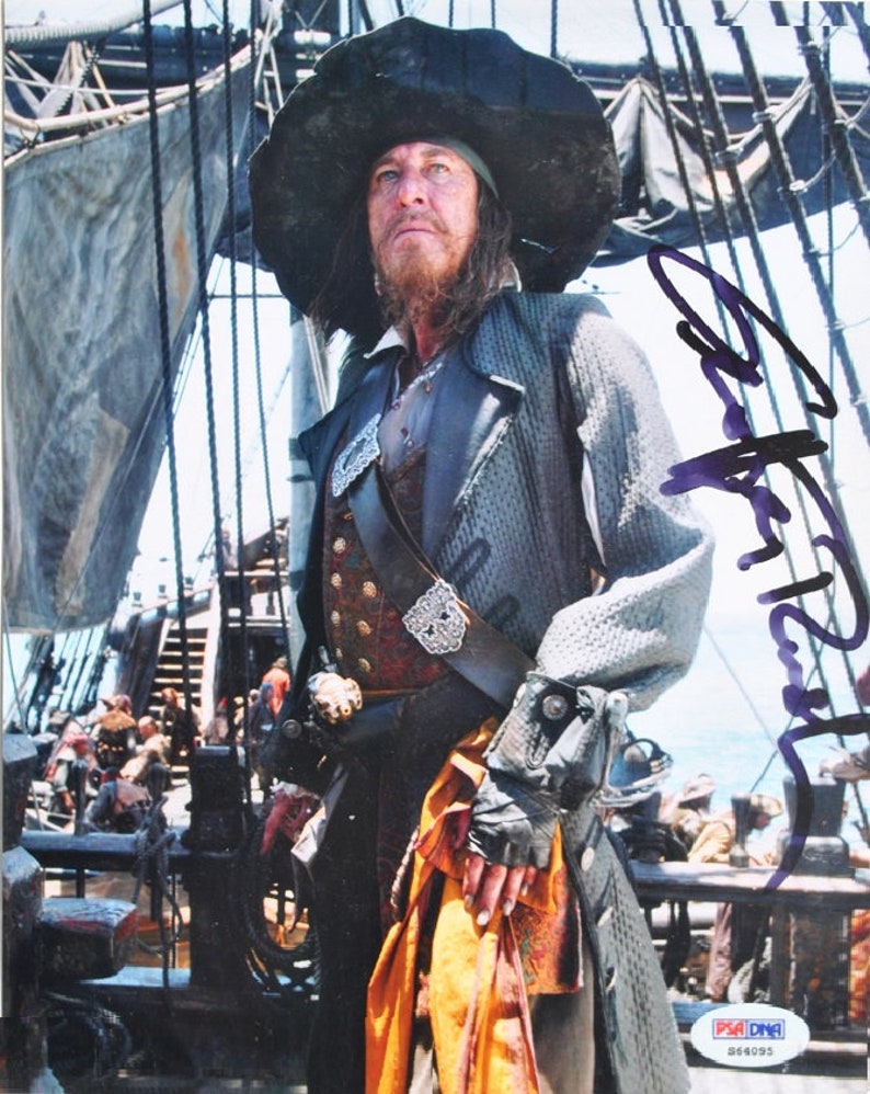 GEOFFREY RUSH SIGNED Photo Poster painting Pirates Of The Caribbean wcoa