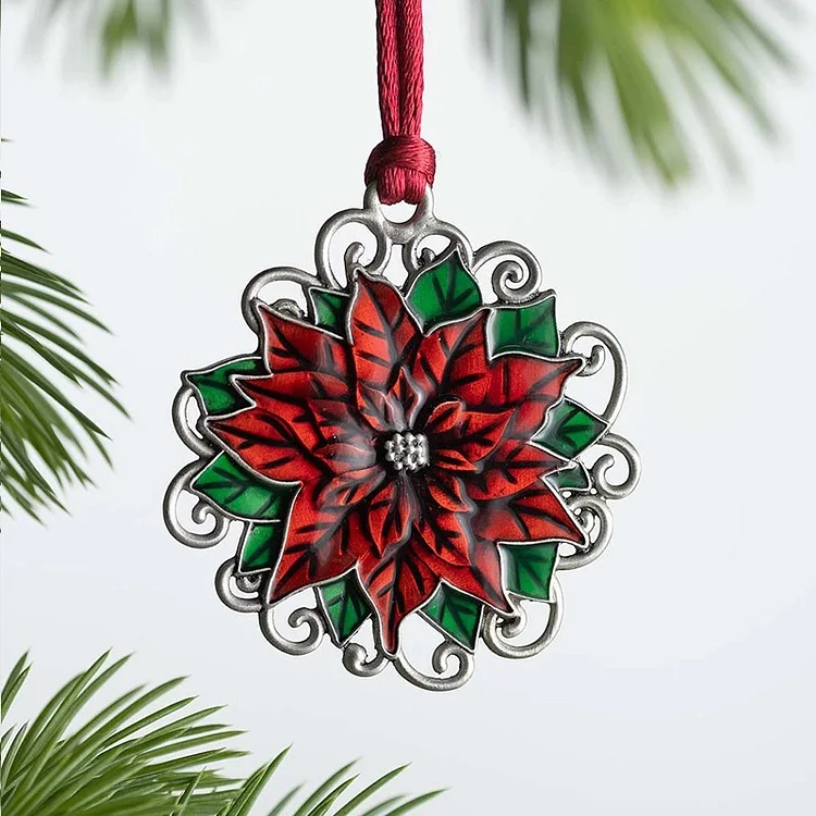 Christmas Flower Christmas Tree Ornament Decoration Gift