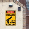 Warning Door is Locked for Your Protection Not Mine - Vintage Metal Signs(12*16Inch) - Warning