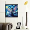 Diamond Painting-DIY Full Round Drill Butterfly Girl(40x40cm)
