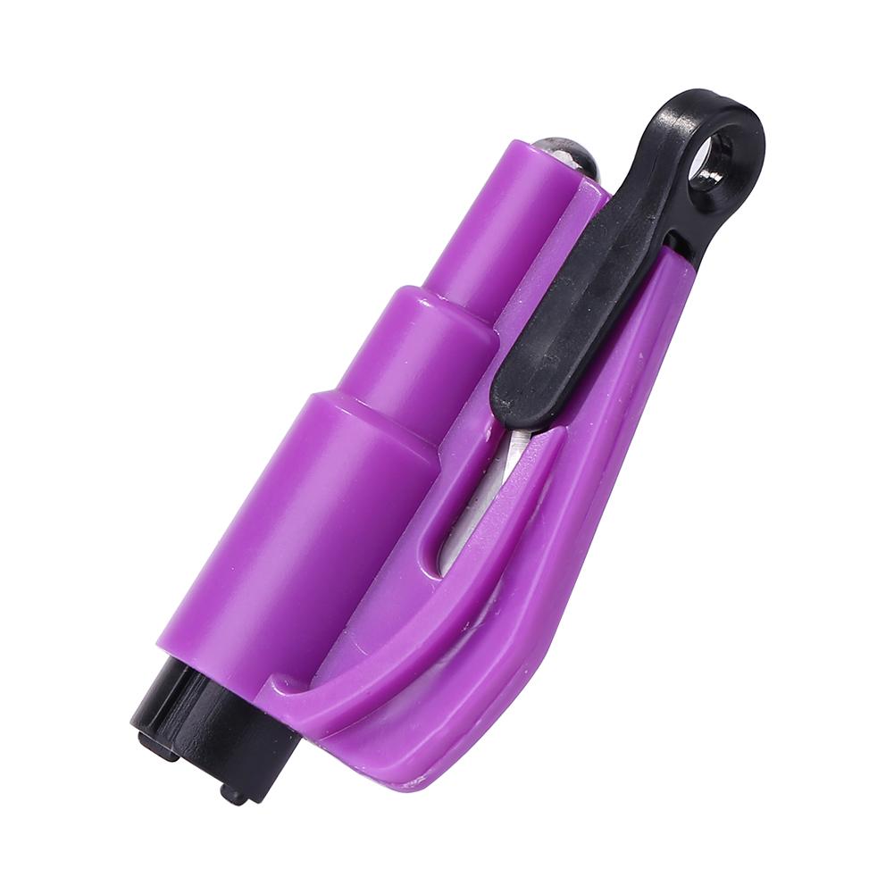 

Safety Escape Hammer Car Window Glass Breaker Seat Belt Cutter, Purple, 501 Original