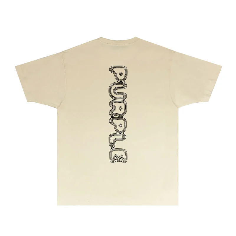 Purple 2023 new fashion T-shirt short sleeves