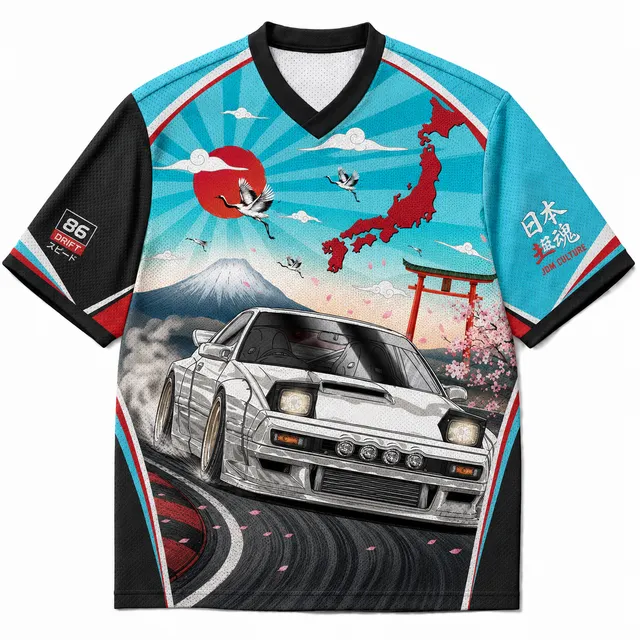 Techwear JDM Moto 09 Short Sleeve Jersey