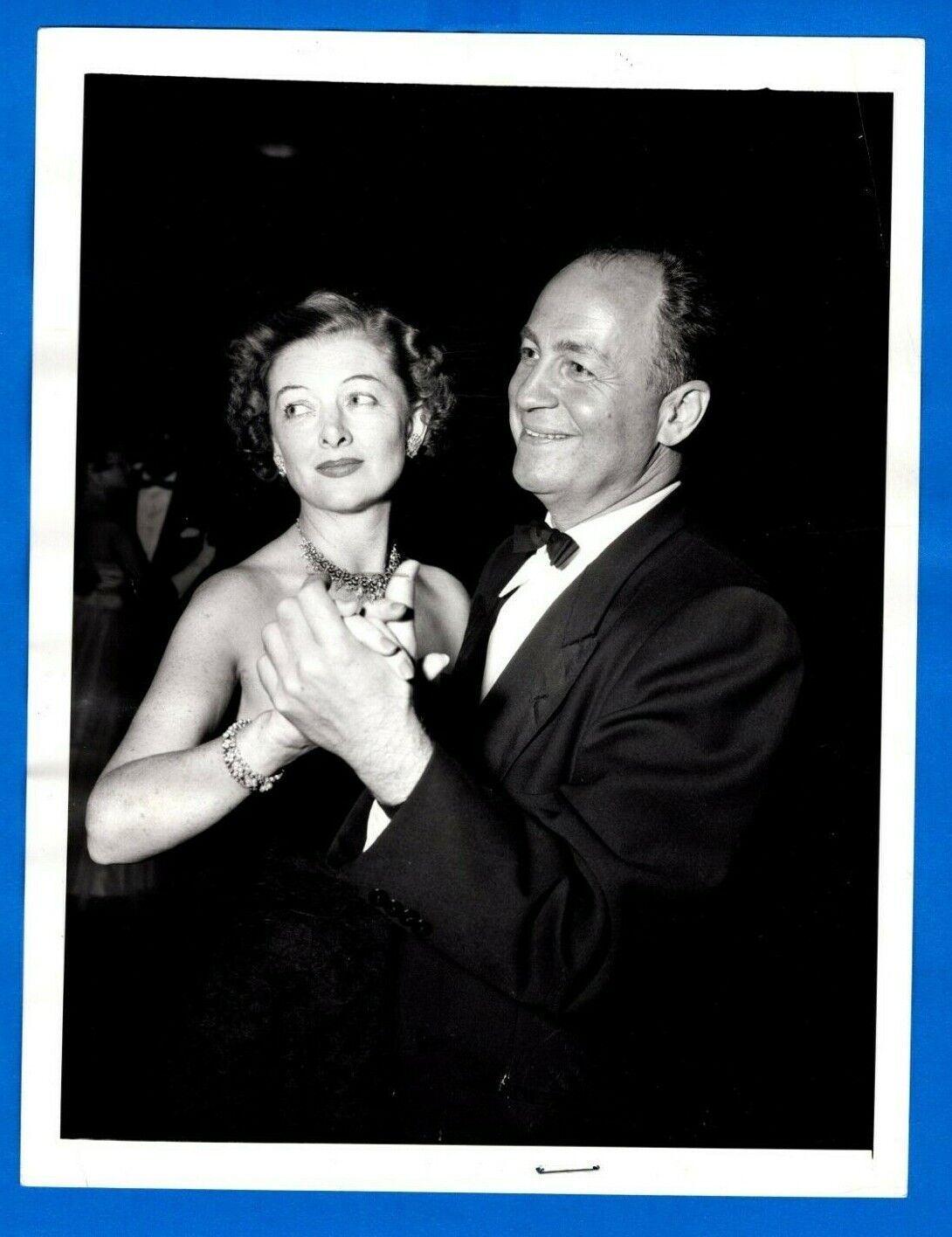 MYRNA LOY Actress with GEORGE CHASEN Vintage 7x9 Promo News Press Photo Poster painting 1956