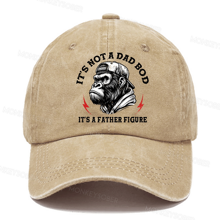 It's Not A Dad Bod It's A Father Figure Washed Baseball Caps