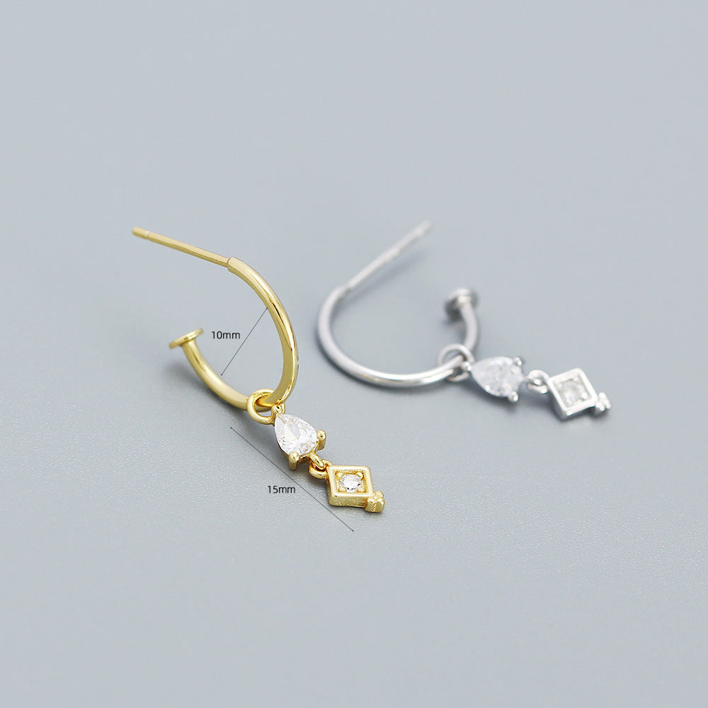 925 Sterling Silver Tassel Silver Drop Earrings