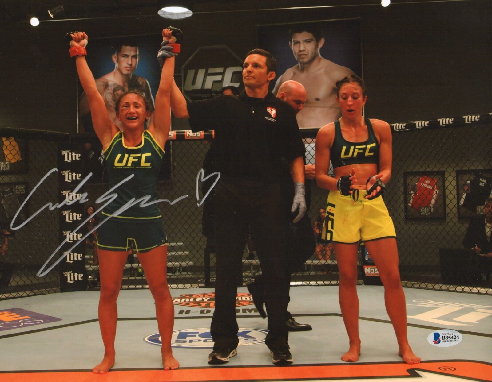 Carla Esparza Signed UFC 11x14 Photo Poster painting BAS Beckett COA TUF 20 Picture Autograph 10