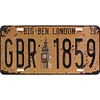 London GBR 1859 - Car License(12*6Inch)
