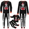 Family Christmas Halloween Pajamas Set Adult Dad Mom Kids Sleepwear