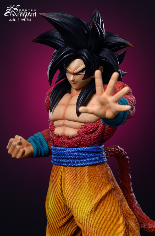 Kylin Studio Dragon Ball SSJ4 Gogeta Resin Model Painted In Stock 1/6 Scale