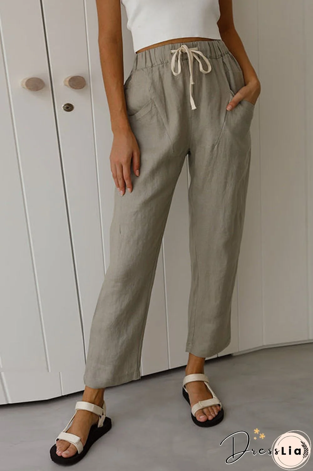 Relaxed Drawstring Pants