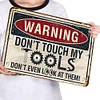 Warning - Vintage Metal Signs(12*16Inch) - Warning