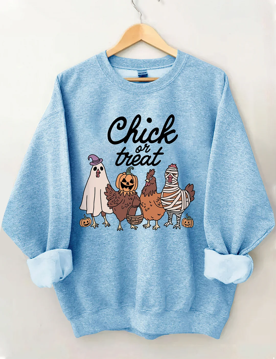 Chick Or Treat Halloween Chicken Sweatshirt