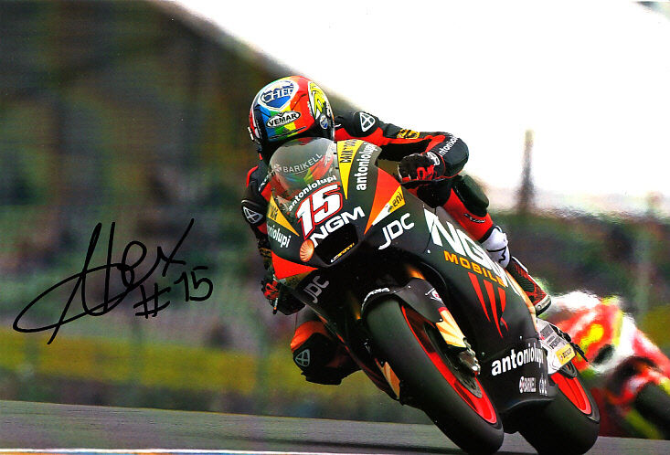 Alex De Angelis Moto 2 Hand Signed FTR Photo Poster painting 5x7.5 2012 2.