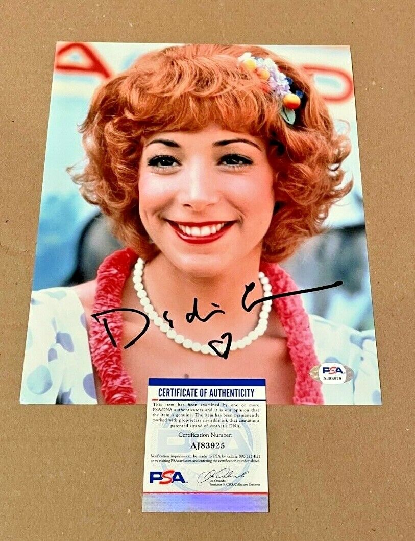 DIDI CONN SIGNED GREASE 8X10 Photo Poster painting PSA/DNA AUTHENTICATED