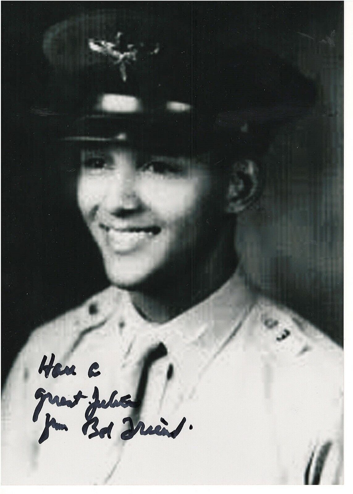 ROBERT FRIEND 332ND FIGHTER GROUP TUSKEGEE AIRMAN PILOT RARE SIGNED Photo Poster painting