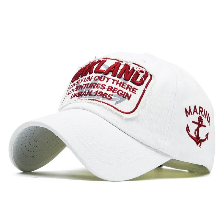 Men & Women Baseball Cap/OAKLAND spirit embroidery Outdoor Fitted Hat