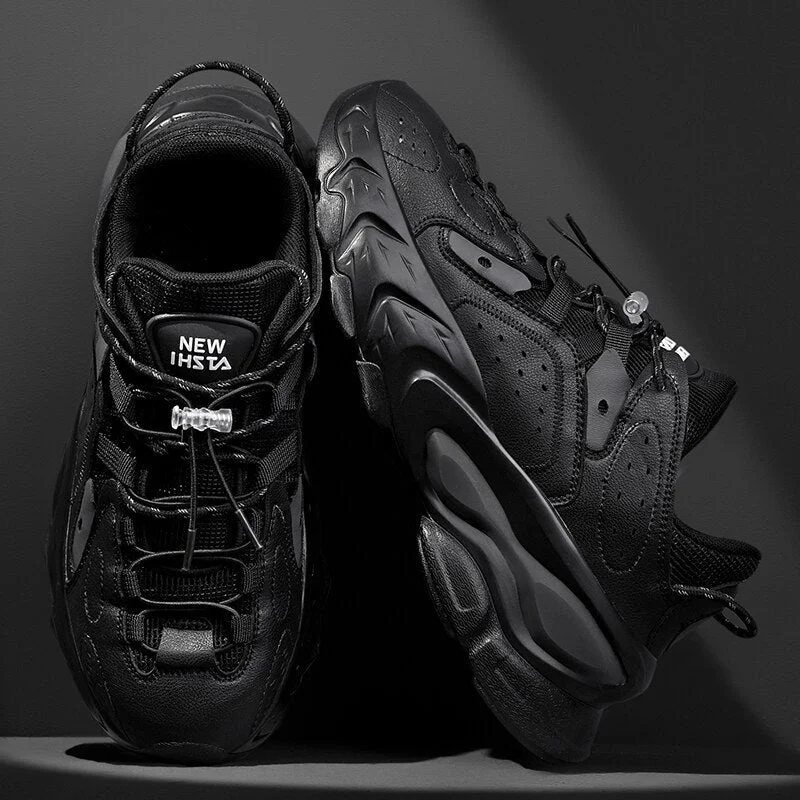 Unisex Spring Running Shoes Women Trend Chunky Sneakers Men Couples Platform Sport Shoes Mesh Walking Shoes  Zapatos De Hombre