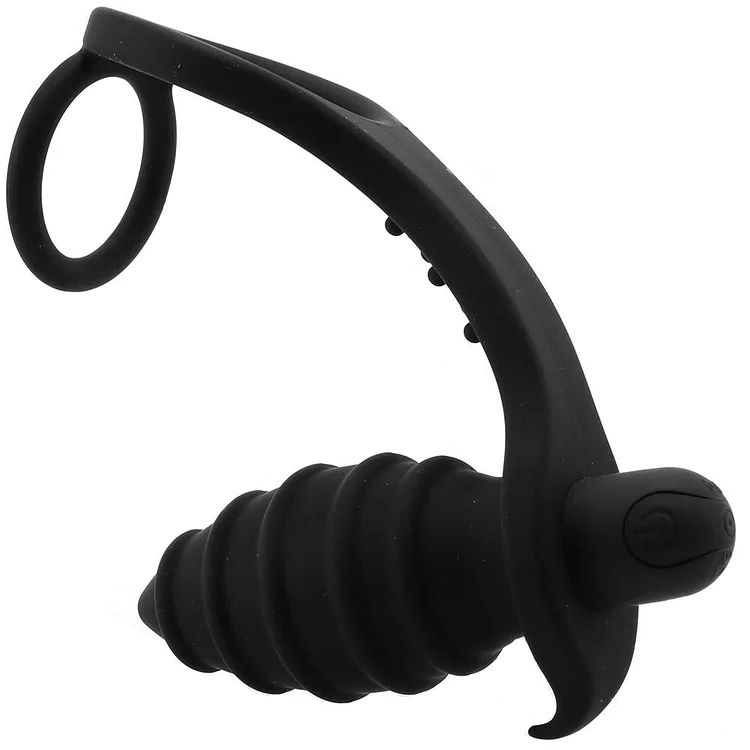 Pornhint Cock And Ball Ring with Anal Vibe
