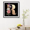 Diamond Painting-DIY Full Round Drill Letter R