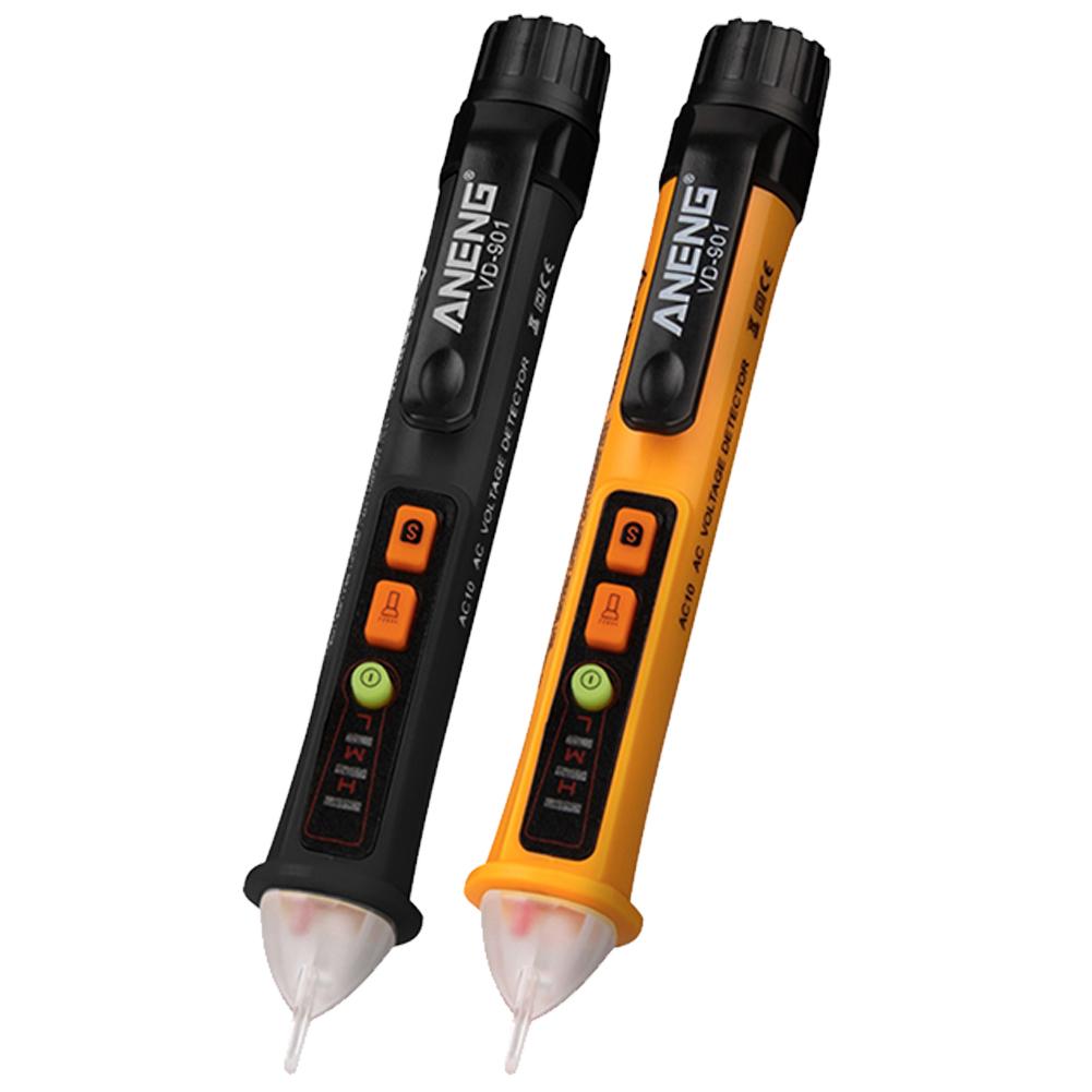 

ANENG VD901 Digital AC/DC 10V/48V/1000V Voltage Tester Pen Volt Detector, Black, 501 Original