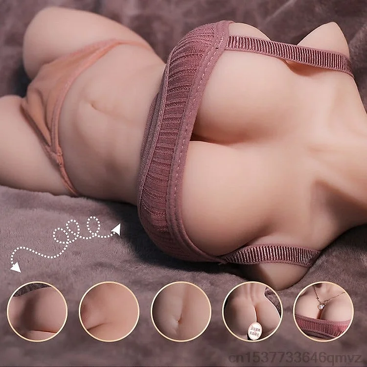 Pornhint 1.5KG Realistic Silicone Chubby Sex Dolls for Men Huge Fat Ass Lifelike Vagina Big Boobs Breast Adult Love Toys Male Masturbator