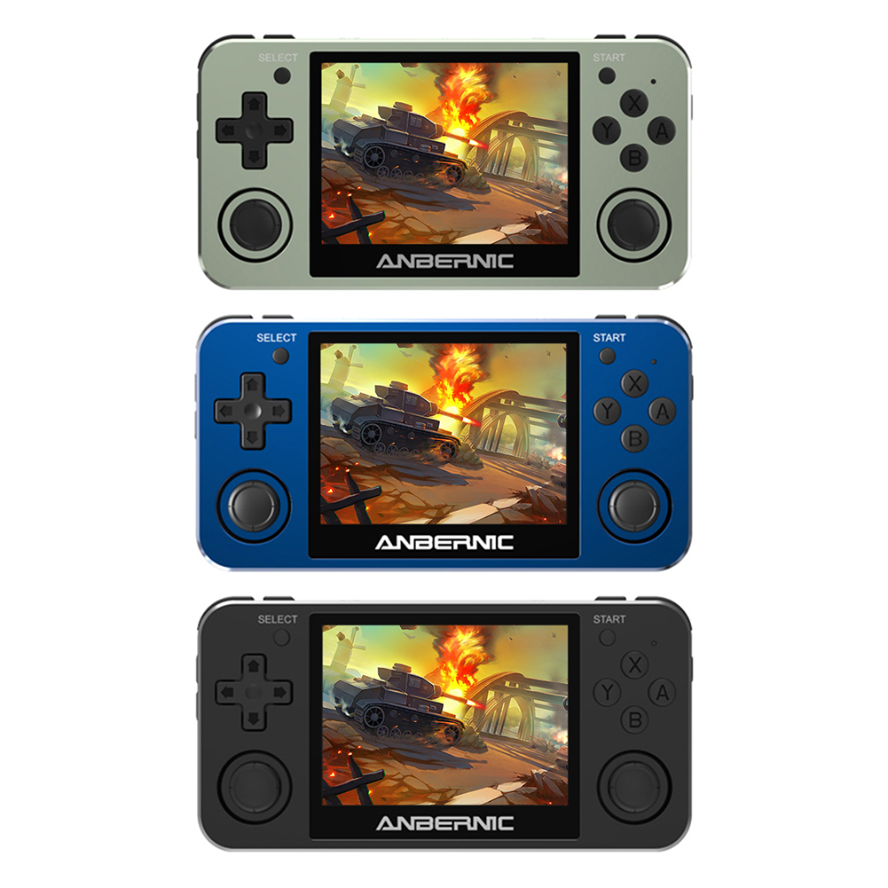 

For Anbernic RG351MP Retro Game Player Pocket Handheld Portable Console Kit, Blue, 501 Original