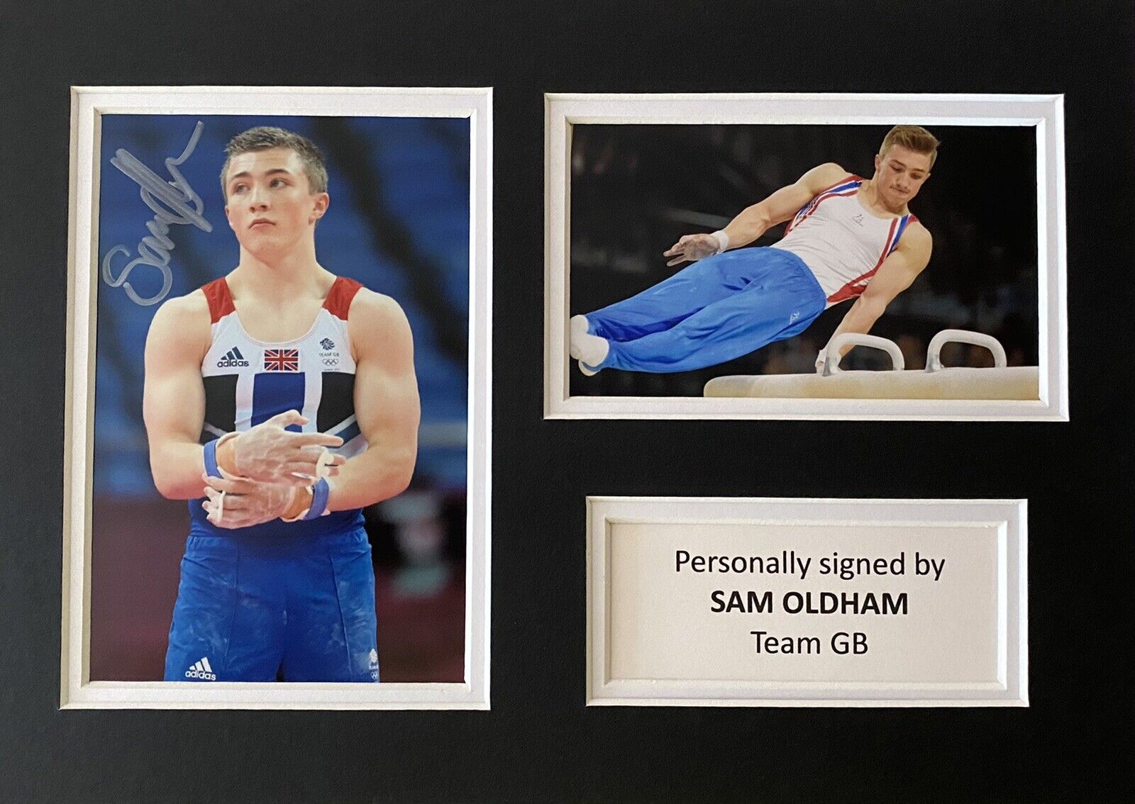 Sam Oldham Hand Signed Photo Poster painting In A4 Mount Display - Olympics - Team GB