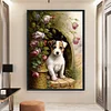 (Big Size) Retro Dog - 11CT Stamped Cross Stitch 40*60cm/15.75*23.62in