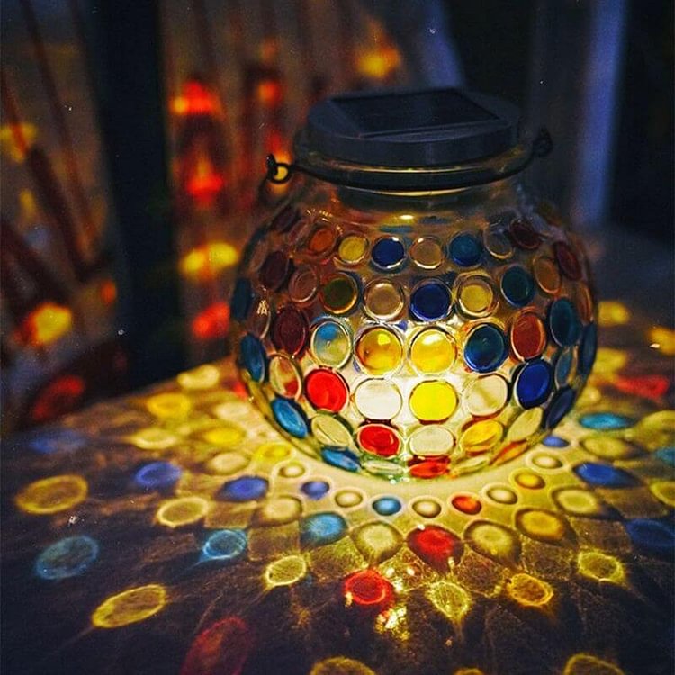 Outdoor Solar Glass Bottle Decorative Night Light