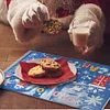 (US Only)Christmas Diamond Painting Placemats DIY Diamond Dot Kits for Home Decor