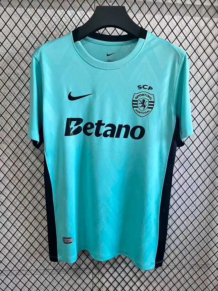 2025-26 Lisbon Three Away Blue Jersey - Fan Edition